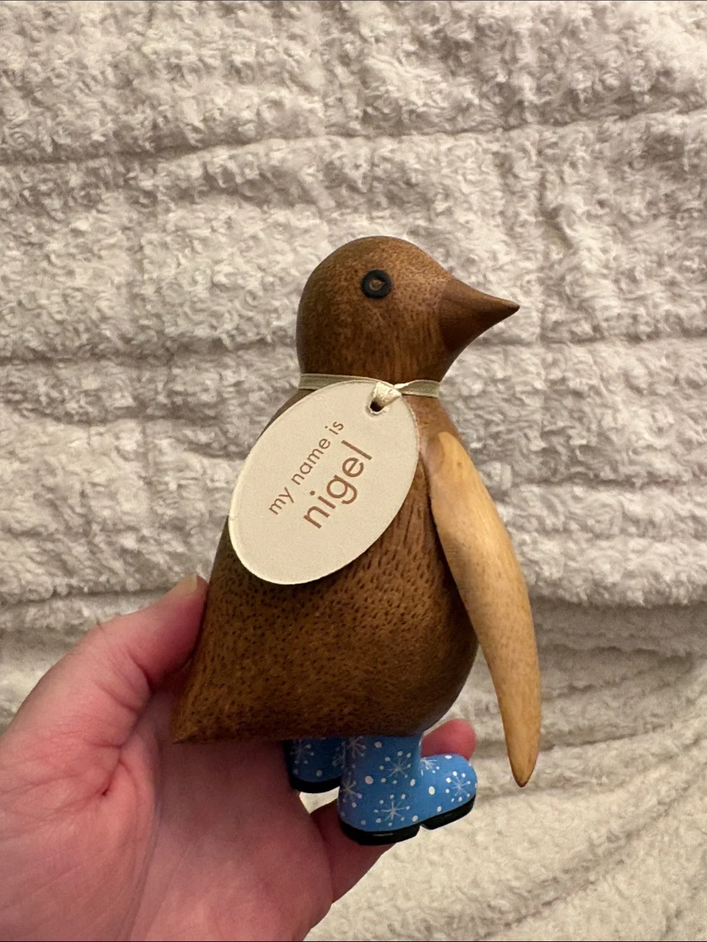 Uncommon Goods Wellie Garden Penguin